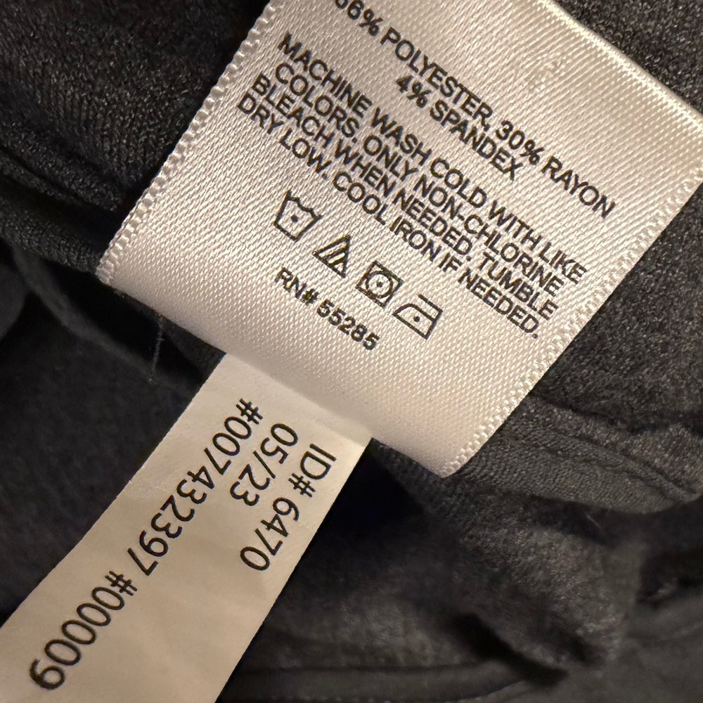 Express Stylist Wide Leg Pants Womens 6R Gray High Rise Pleated Cuffed Trousers‎ - Picture 8 of 11